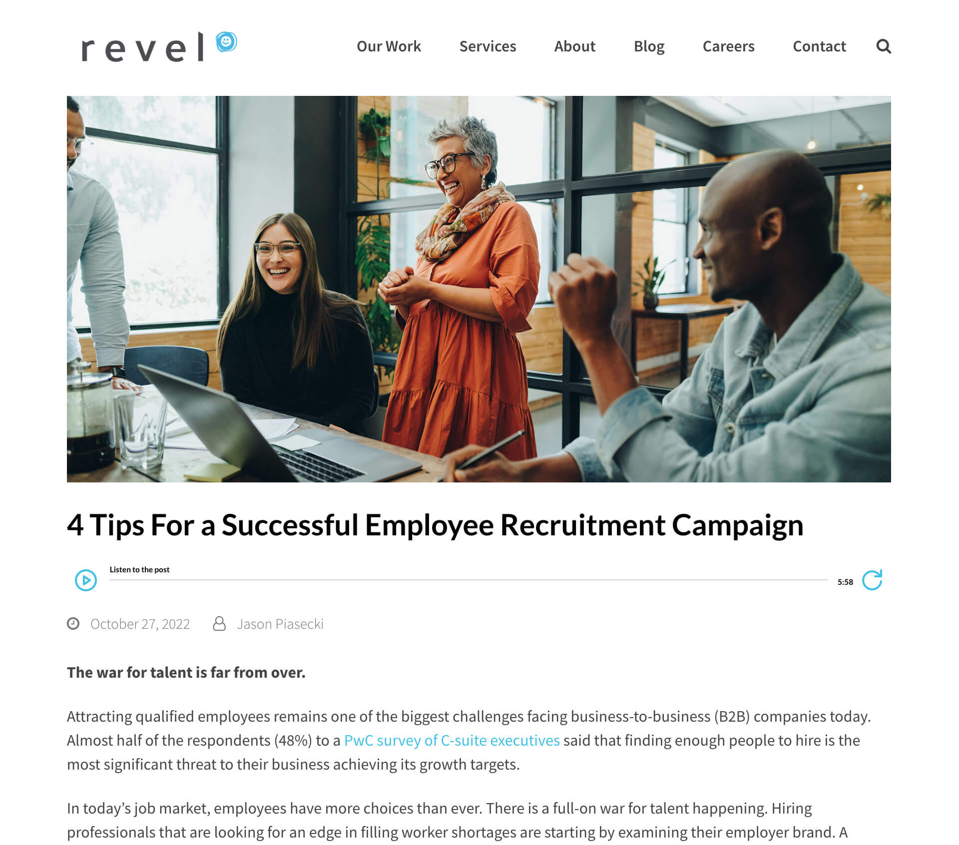 B2B Marketing Agency, Revel